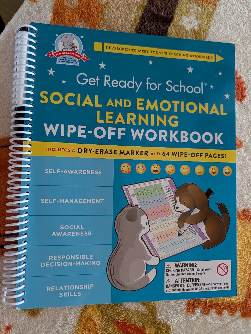 Social and Emotional Learning Wipe-Off Workbook Ages 4-7
